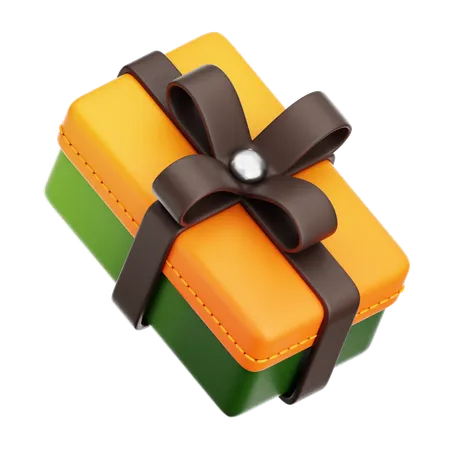 Christmas Gift Box  3D Icon