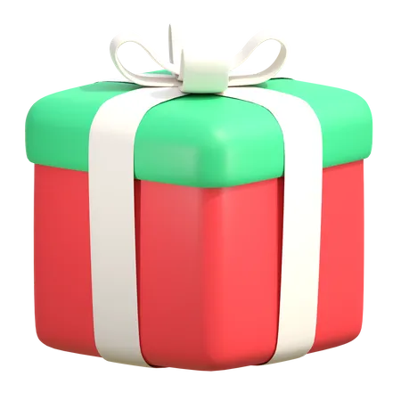 Christmas Gift Box  3D Icon