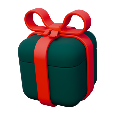 Christmas Gift Box  3D Icon