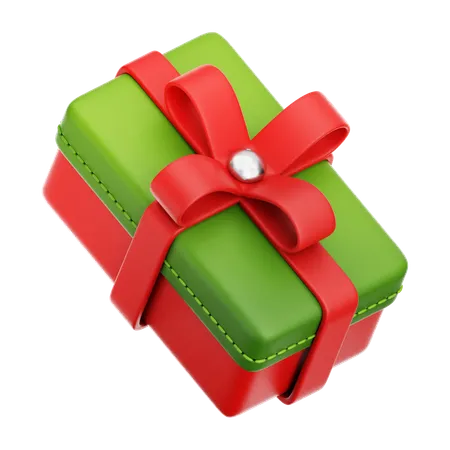 Christmas Gift Box  3D Icon