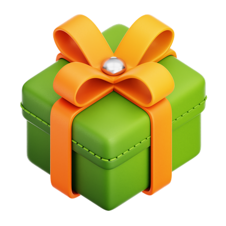 Christmas Gift Box  3D Icon