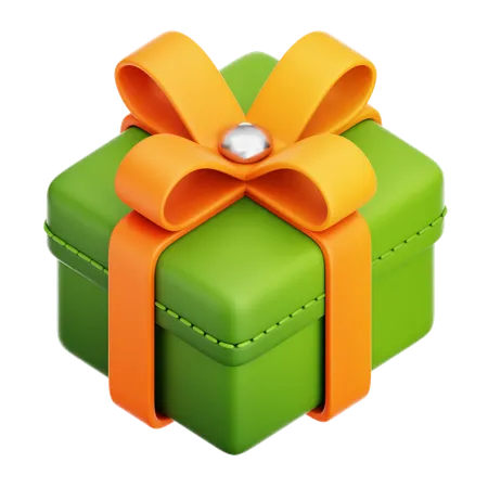 Christmas Gift Box  3D Icon