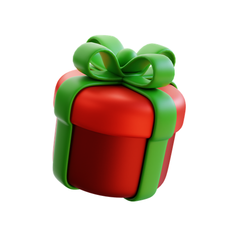 Christmas Gift Box  3D Icon