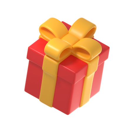 Christmas gift box  3D Icon