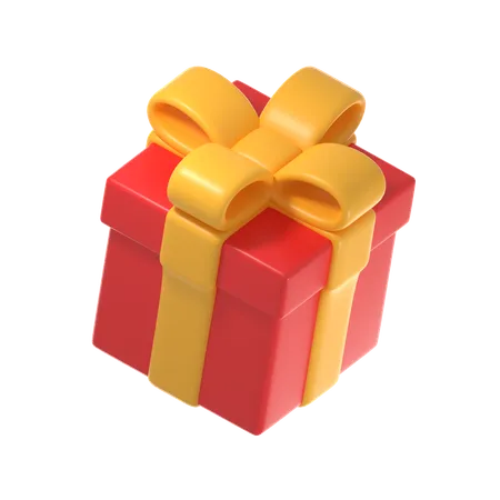 Christmas gift box  3D Icon