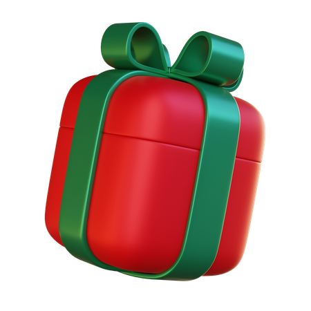 Christmas Gift Box  3D Icon