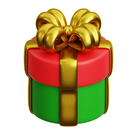 Christmas Gift Box 4  3D Icon