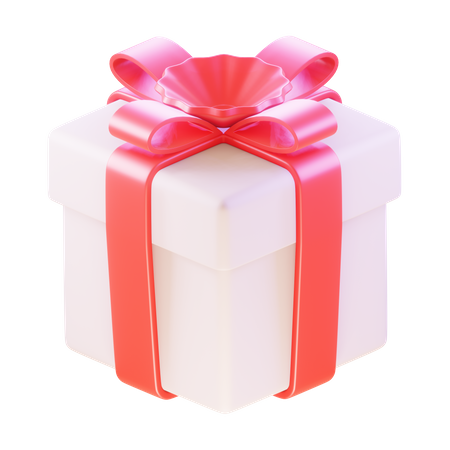 Christmas Gift Box 3D Icon