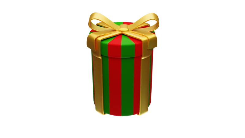 Christmas gift box  3D Icon