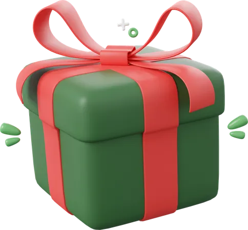 Gift Box Christmas Theme Elements 3 D Illustration 3D Icon