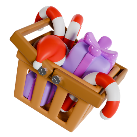 Christmas Gift Shopping  3D Icon