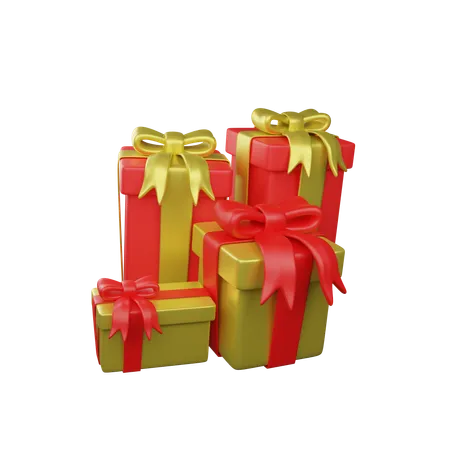 Christmas Gifts  3D Icon