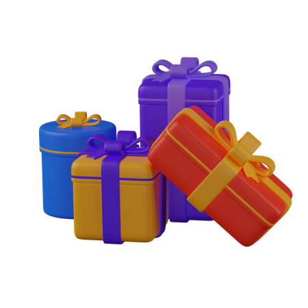 Christmas gifts  3D Icon