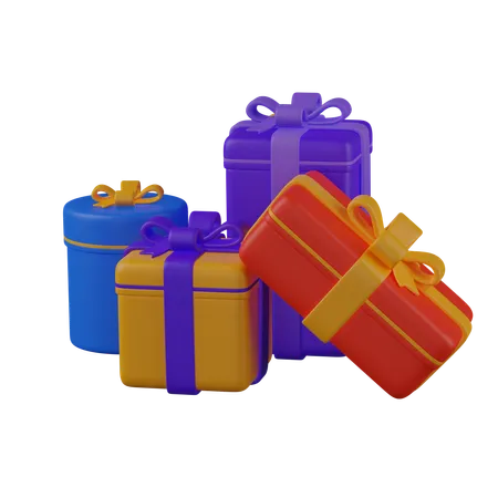 Christmas gifts  3D Icon