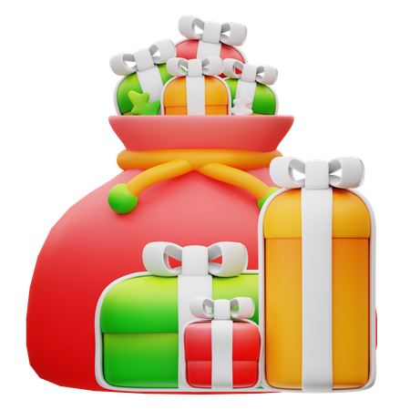 Christmas Gifts  3D Icon