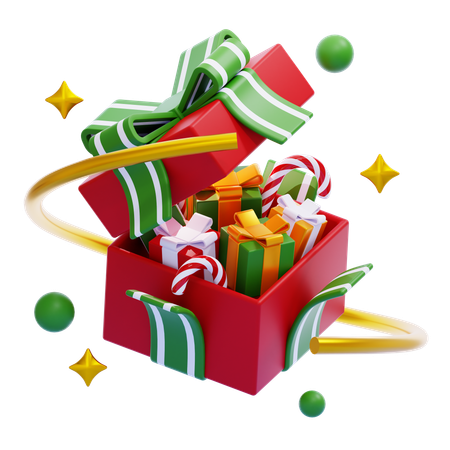 クリスマスプレゼント  3D Icon