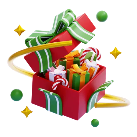 クリスマスプレゼント  3D Icon