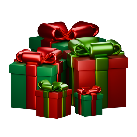 Christmas Gifts  3D Icon