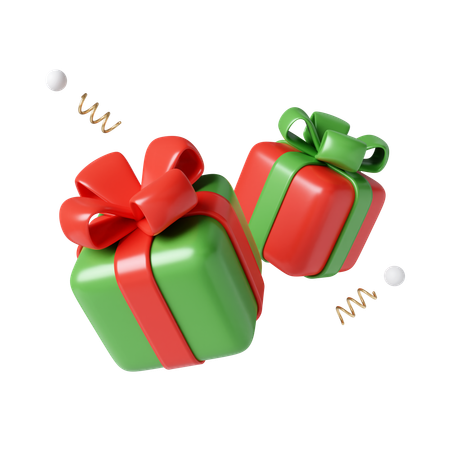 Christmas Gifts  3D Icon