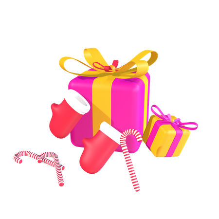 Christmas Gifts  3D Icon