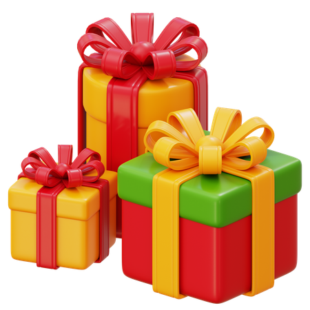 Christmas Gifts  3D Icon