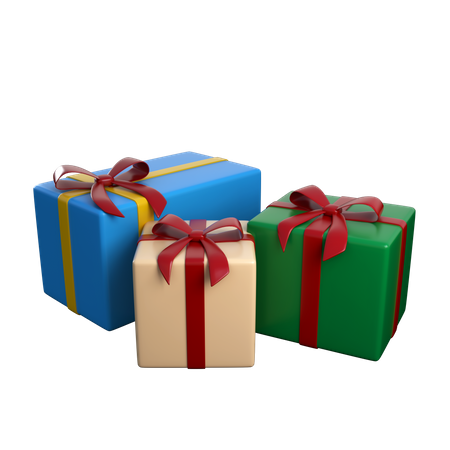 Christmas Gifts  3D Icon