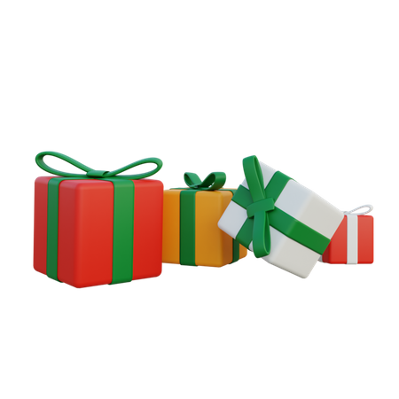 Christmas Gifts  3D Icon