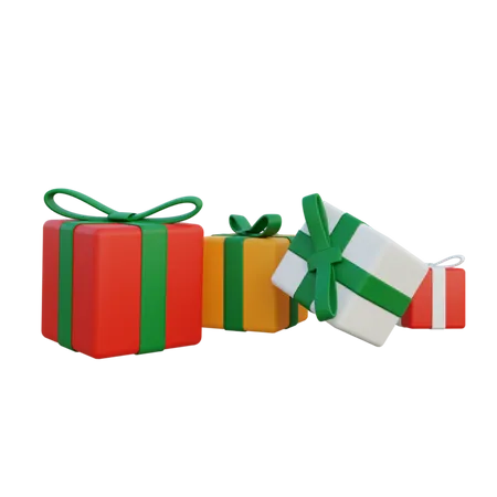 Christmas Gifts  3D Icon