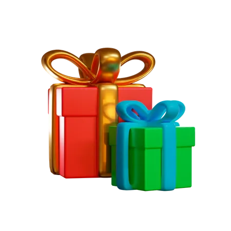 Christmas Gifts  3D Illustration