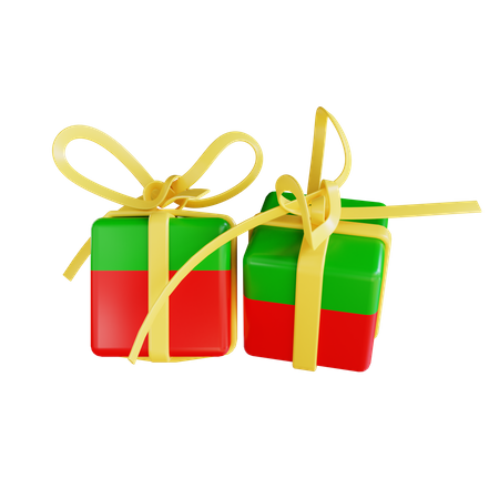 Christmas Gifts 3D Icon