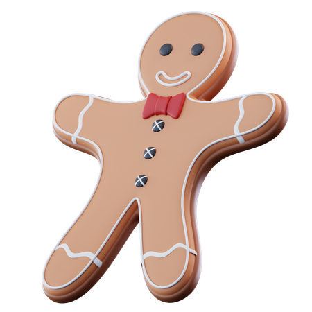 Christmas Gingerbread  3D Icon