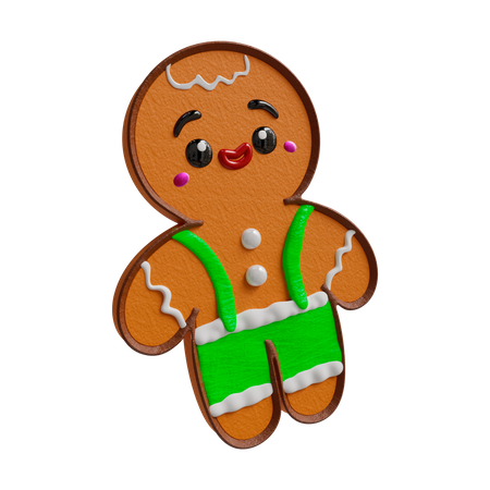 Christmas Gingerbread  3D Icon