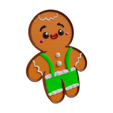 Christmas Gingerbread  3D Icon