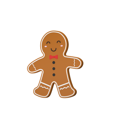 Christmas Gingerbread  3D Icon