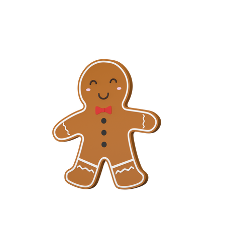 Christmas Gingerbread  3D Illustration