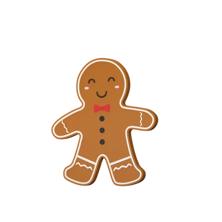 Christmas Gingerbread  3D Illustration