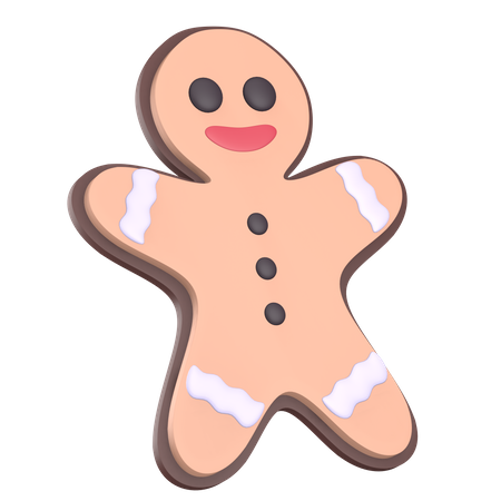 Christmas Gingerbread  3D Illustration