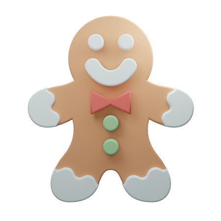 Christmas Gingerbread  3D Illustration