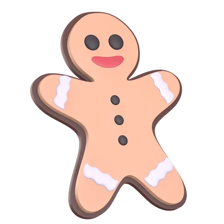 Christmas Gingerbread  3D Illustration