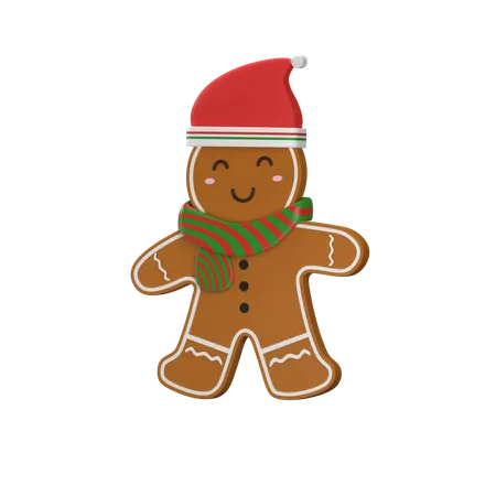 Christmas Gingerbread 3D Illustration