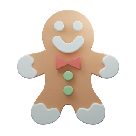 The Best Collection Of 3 D Christmas GINGERBREAD Icons 3D Illustration