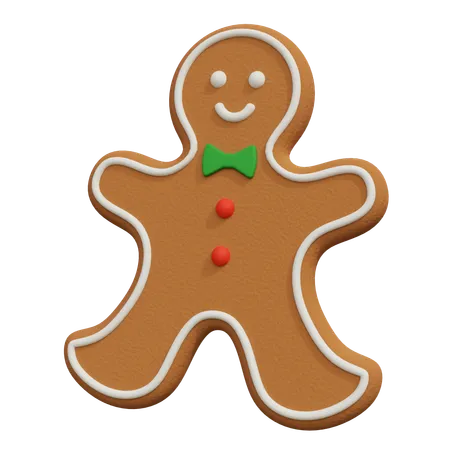 Christmas Gingerbread cookie  3D Icon