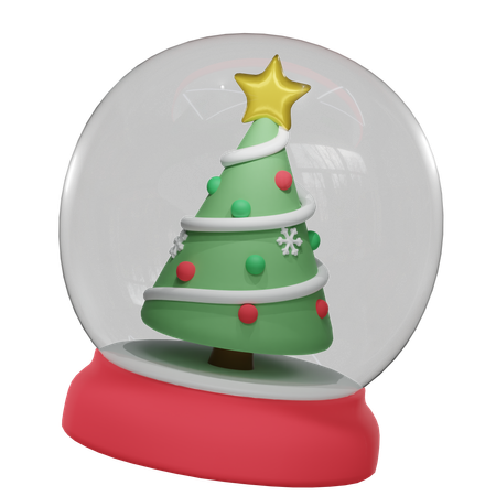 Christmas Glass Ball  3D Icon