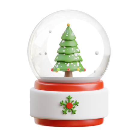 Christmas globe  3D Icon