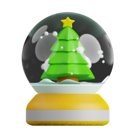 Christmas Globe  3D Icon