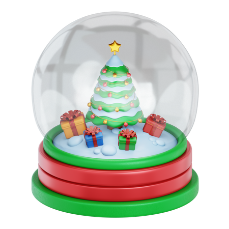 クリスマス グローブ  3D Icon