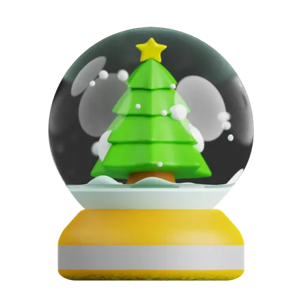 Christmas Globe  3D Icon