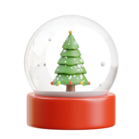 Christmas globe  3D Icon