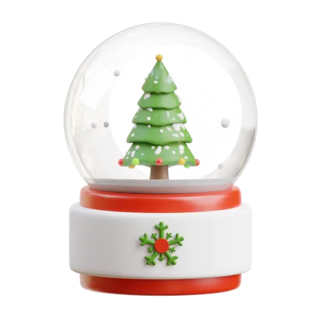 Christmas globe  3D Icon