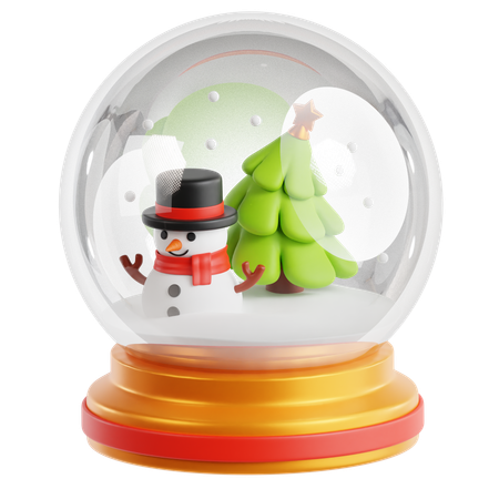 Christmas Globe  3D Icon